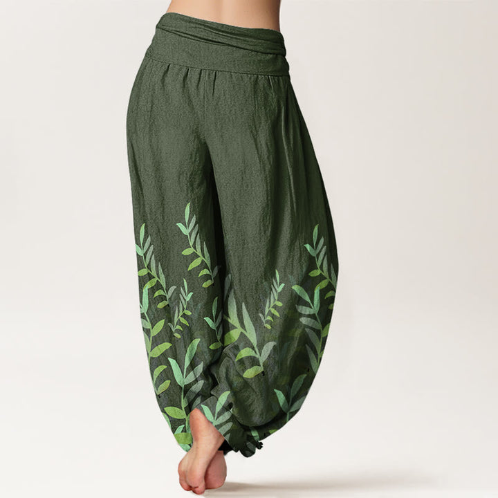 Pantalon sarouel décontracté à taille élastique pour femme, motif Buddha Stones - image 6