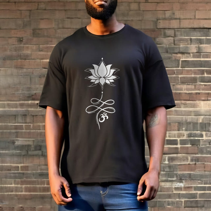 T-shirt Buddha Stones Lotus OM Sanskrit - image 3