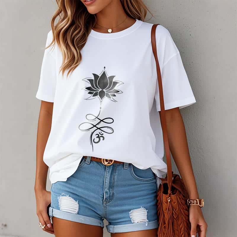 T-shirt Buddha Stones Lotus OM Sanskrit - image 8