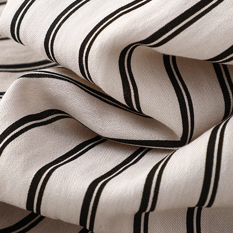 Pantalon large décontracté à lacets et rayures acryliques Buddha Stones pour femme avec poches - image 12