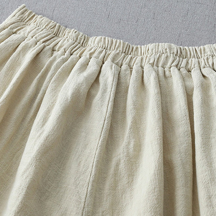 Pantalon large décontracté en polyester avec poches pour femme, coupe ample, longueur 7-8, motif Buddha Stones - image 8