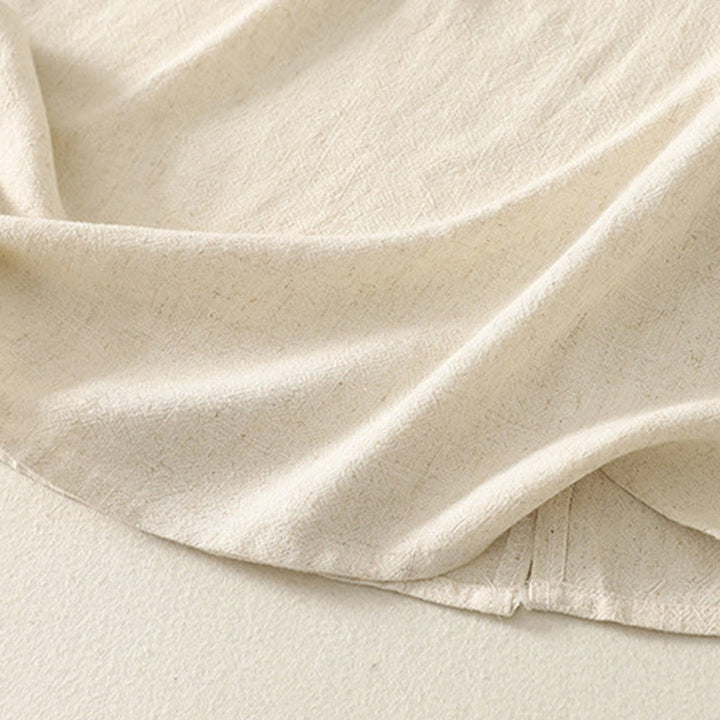 Robe mi-longue décontractée en polyester avec coutures colorées et boutons faits à la main, sans manches, avec poches - image 12