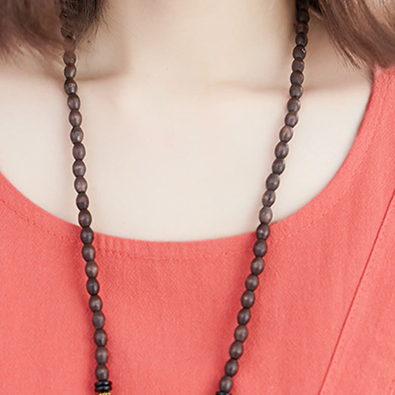 Robe mi-longue décontractée d'été en coton et lin avec lacets, col ras du cou, manches courtes et poches - image 11