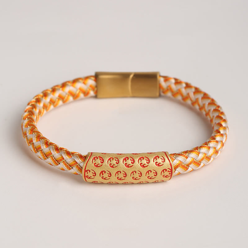 Bracelet tibétain Hot Wheels en Buddha Stones , corde de différentes couleurs, nœud en diamant, boucle porte-bonheur
