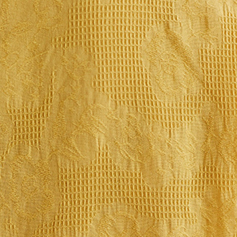 Chemise d'été à manches trois-quarts et col cranté en coton et lin pour femme, motif Buddha Stones , broderie florale - image 20