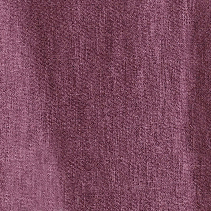 Chemise à manches mi-longues en coton et lin pour femme, motif Buddha Stones , col montant, boutons grenouille chinois - image 14