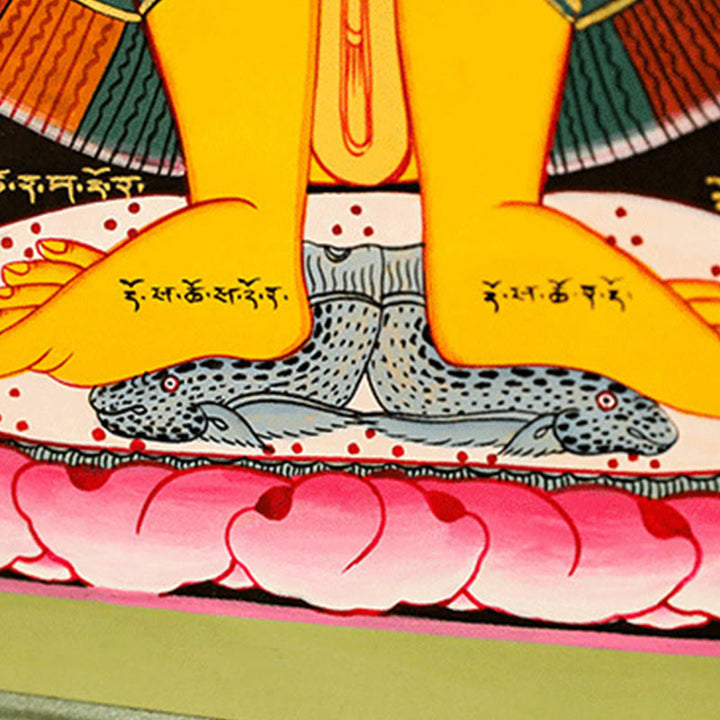 Buddha Stones Peinture Thangka tibétaine Décoration artisanale de guérison (style aléatoire) - image 7