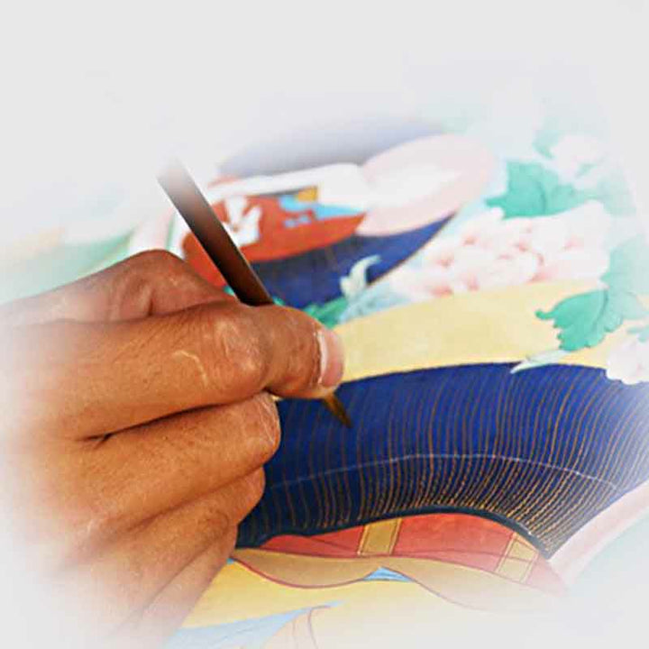 Buddha Stones Peinture Thangka tibétaine Om Mani Padme Hum Écriture Décoration faite à la main (style aléatoire)