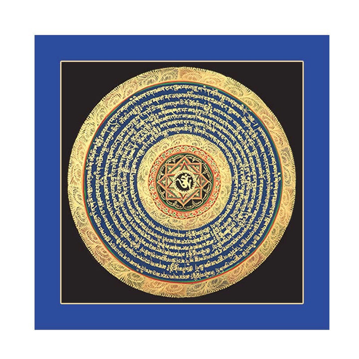 Peinture Thangka tibétaine en Buddha Stones , six mots vrais, écritures, décoration faite à la main, boîte aveugle (style aléatoire) - image 11