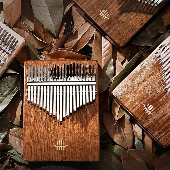 Kalimba 21 touches en bois d'acacia , Buddha Stones et sapelli, piano à pouces portable