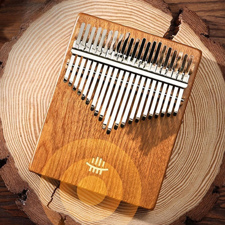 Kalimba 21 touches en bois d'acacia , Buddha Stones et sapelli, piano à pouces portable