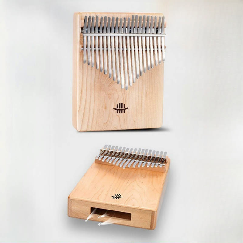 Kalimba 21 touches en bois d'acacia , Buddha Stones et sapelli, piano à pouces portable