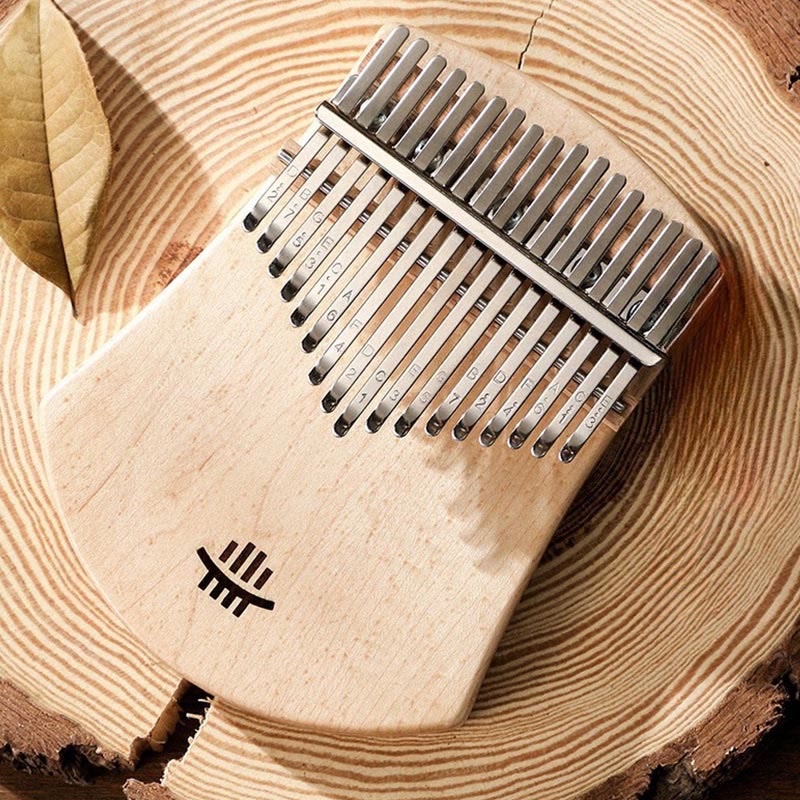 Kalimba 17 touches en bois d' Buddha Stones , d'acacia et de sapelli, piano à pouces portable