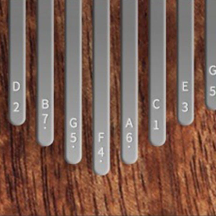 Kalimba 17 touches en bois d' Buddha Stones , d'acacia et de sapelli, piano à pouces portable