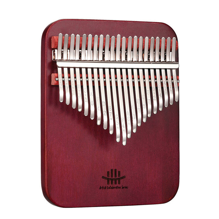 Kalimba 21 touches en bois de Peltogyne, piano à pouces portable en pierre de Buddha Stones