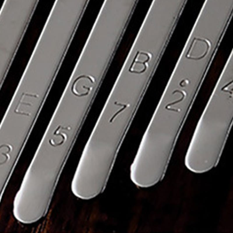 Kalimba à 21 touches en noyer, piano à pouce portable Buddha Stones