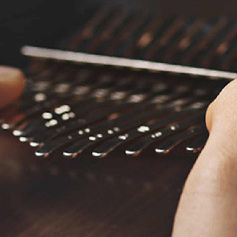 Kalimba à 21 touches en noyer, piano à pouce portable Buddha Stones