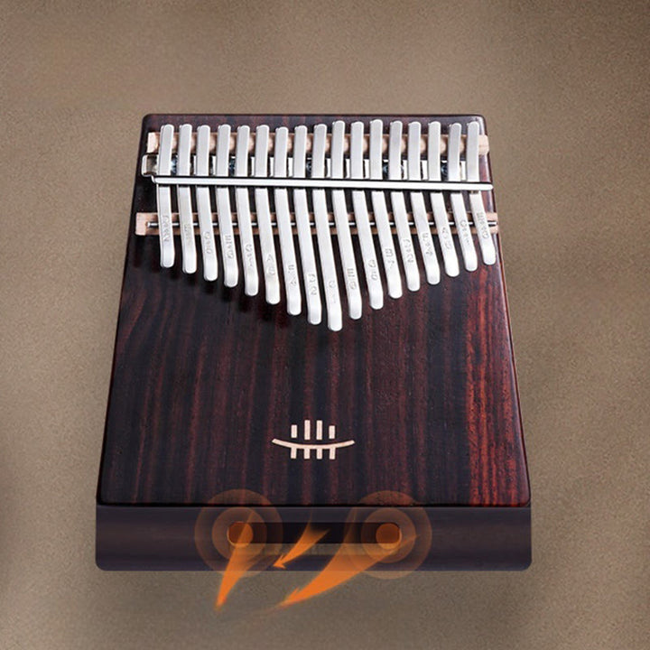 Kalimba à 21 touches en noyer, piano à pouce portable Buddha Stones