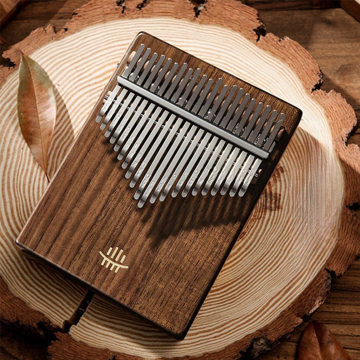 Kalimba à 21 touches en noyer, piano à pouce portable Buddha Stones