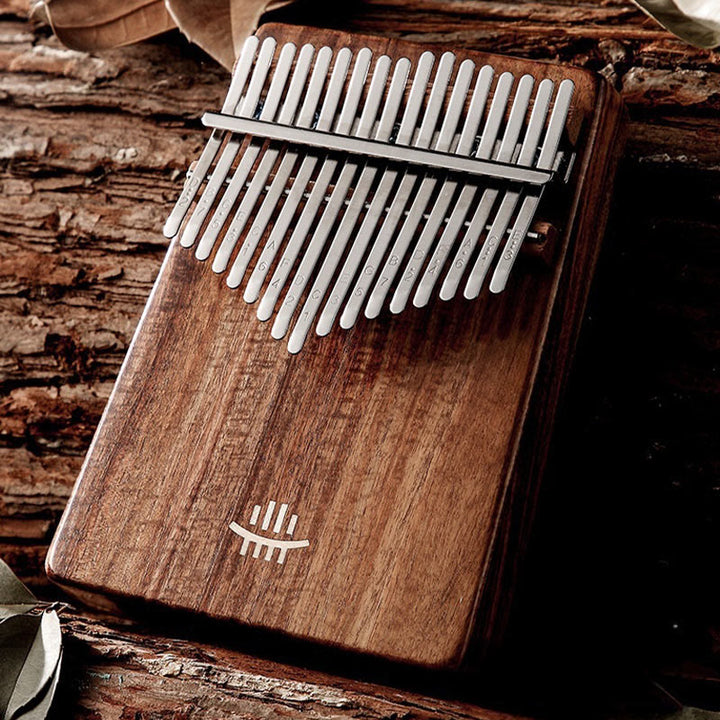 Kalimba à 21 touches en noyer, piano à pouce portable Buddha Stones