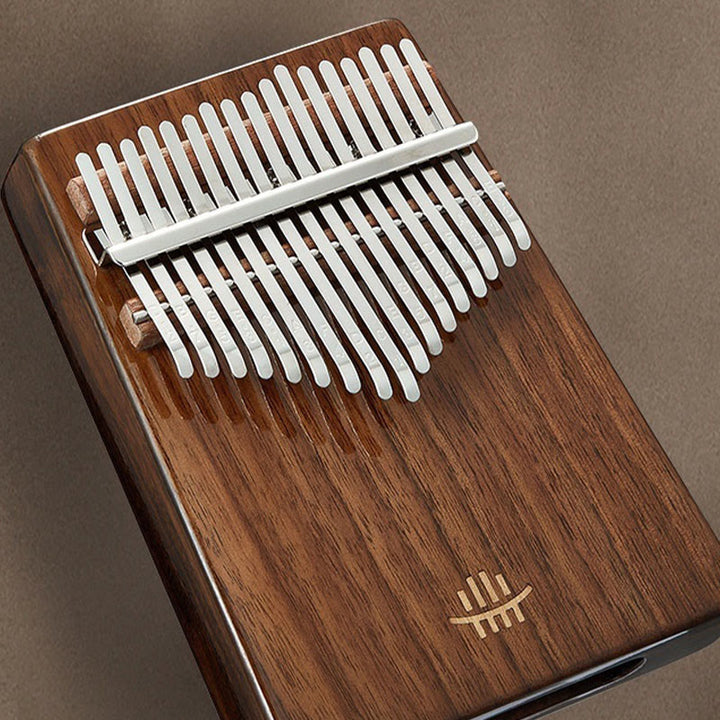Kalimba à 21 touches en noyer, piano à pouce portable Buddha Stones