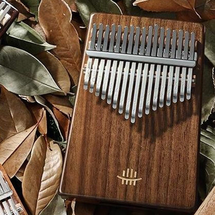 Kalimba à 21 touches en noyer, piano à pouce portable Buddha Stones