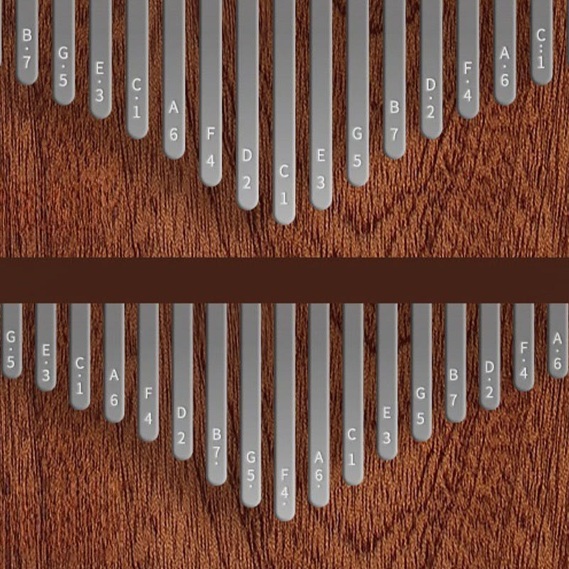 Piano à pouce Kalimba 21 touches Buddha Stones , piano à doigts portable en bois de santal jaune
