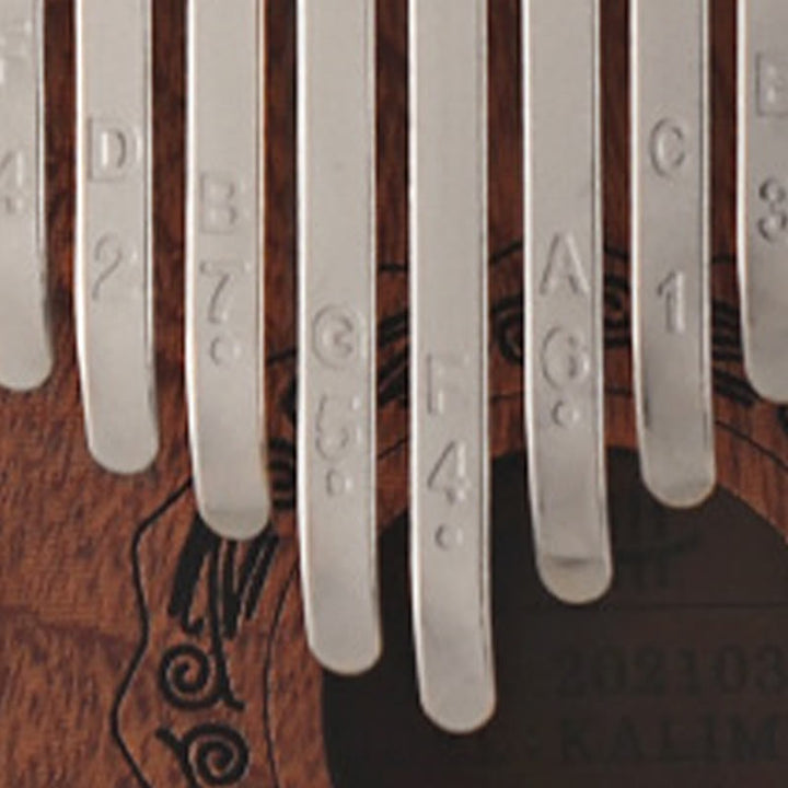 Piano à pouce Kalimba 21 touches Buddha Stones , piano à doigts portable en bois de santal jaune