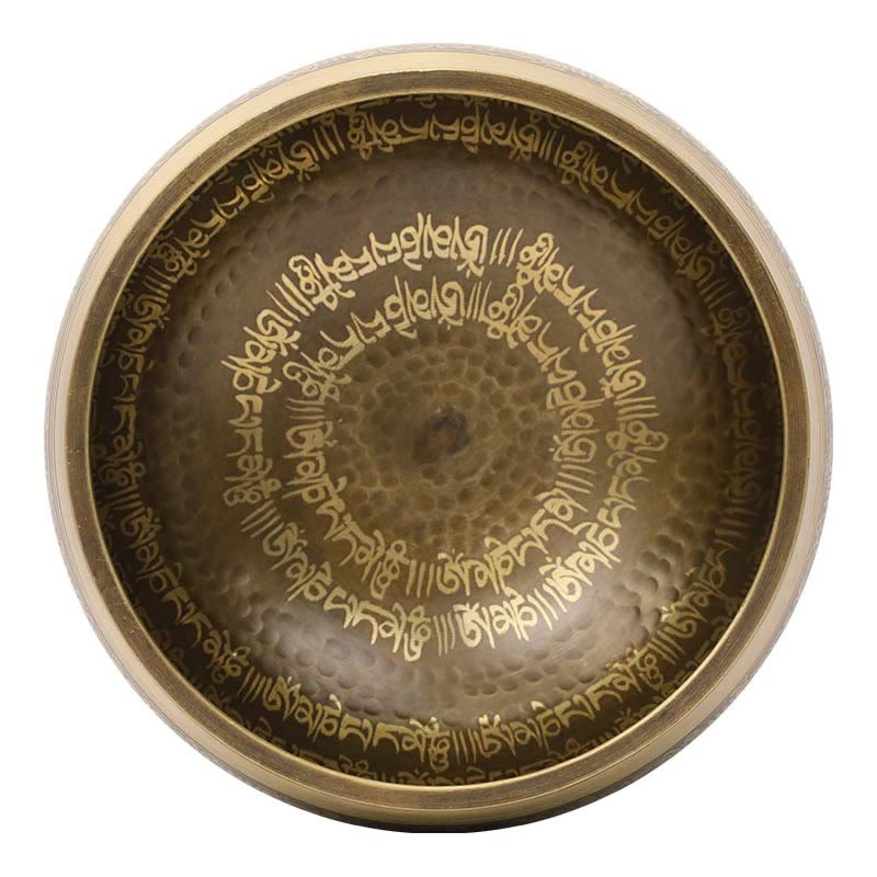Buddha Stones Bol chantant artisanal orné d'un motif biblique pour la guérison et la méditation - Ensemble de bols sonores - image 13