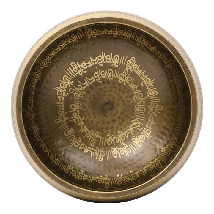 Buddha Stones Bol chantant artisanal orné d'un motif biblique pour la guérison et la méditation - Ensemble de bols sonores - image 13