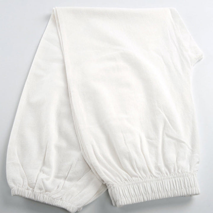 Pantalon d'été unisexe à taille élastique avec poches, motif Buddha Stones , couleur unie, pour la pratique du Tai Chi et du Qigong - image 9