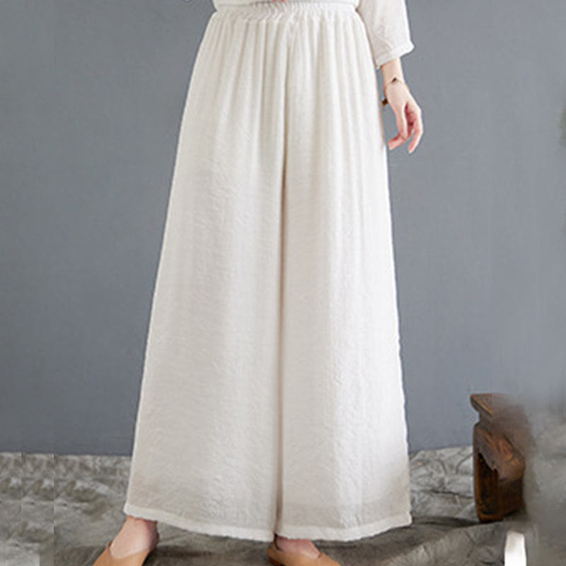 Ensemble 2 Buddha Stones beige avec boutons en forme de grenouille chinoise, chemise à manches longues, pantalon, méditation, zen, tai-chi, coton et lin pour femme