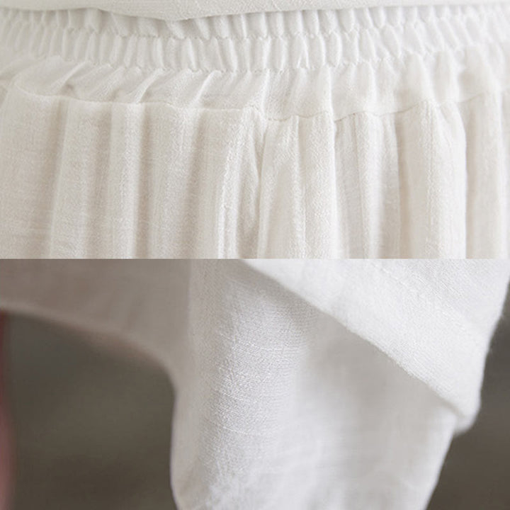 Ensemble 2 Buddha Stones beige avec boutons en forme de grenouille chinoise, chemise à manches longues, pantalon, méditation, zen, tai-chi, coton et lin pour femme - image 18