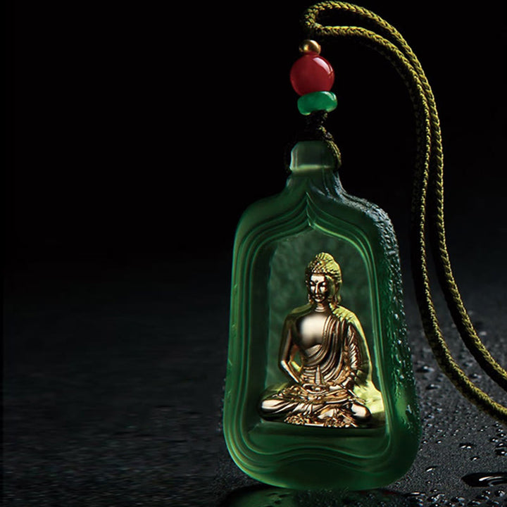 Collier pendentif Buddha Stones de Bouddha et pendentif de sérénité et de compassion - image 9