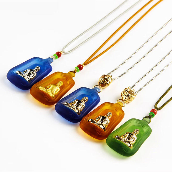 Collier pendentif Buddha Stones de Bouddha et pendentif de sérénité et de compassion - image 6