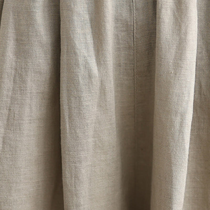 Pantalon court ample en coton avec poches pour femme, Buddha Stones patchwork de couleur unie, design simple, été - image 18