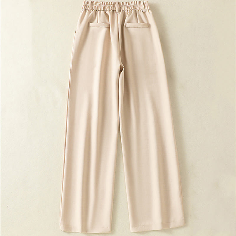 Pantalon en coton pour femme avec cordon de serrage et poches, motif Buddha Stones vintage, taille élastique - image 1