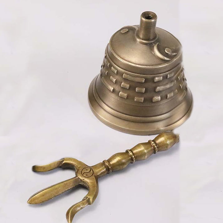 Buddha Stones faites à la main, méditation tibétaine, Vajra, Dorje, cloche, gourde, Yin Yang, cuivre, décoration d'illumination - image 1