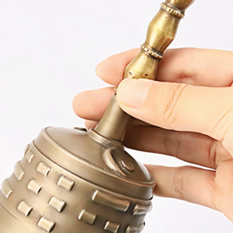 Buddha Stones faites à la main, méditation tibétaine, Vajra, Dorje, cloche, gourde, Yin Yang, cuivre, décoration d'illumination - image 2