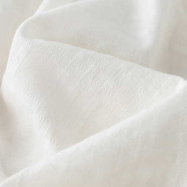 Robe mi-longue rétro en coton et lin à manches longues et poches, avec cordon de serrage et boutons grenouille, motif Buddha Stones - image 15