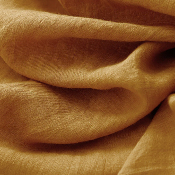 Robe midi en coton sans manches à revers et à lacets avec boutons sur le devant, style cardigan d'été uni Buddha Stones - image 5