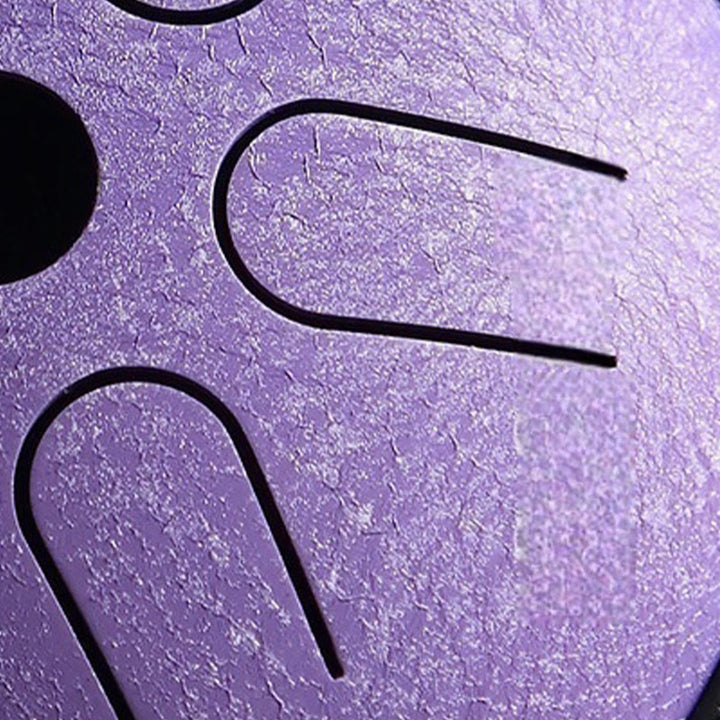 Buddha Stones Tambour à langue en acier, kit de batterie pour méditation et yoga, 6 notes, 5,5 pouces