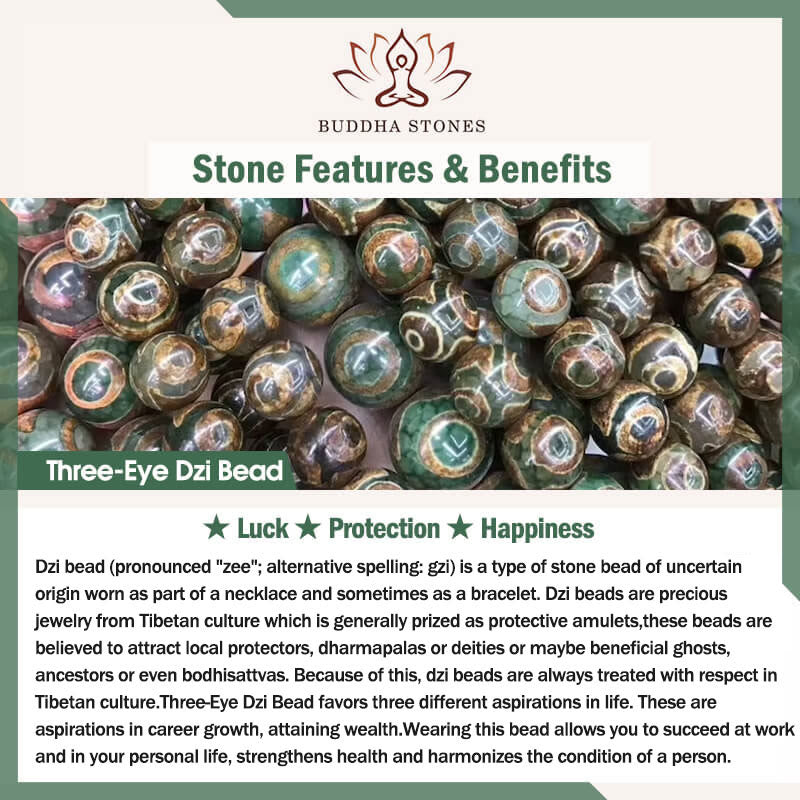 Collier pendentif tête d'éléphant en perles dzi de protection en bois de wengé Buddha Stones fait main - image 7
