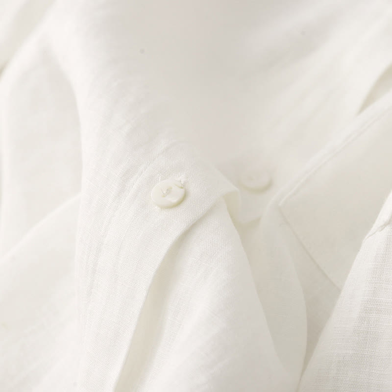 Ensemble 2 pièces d'été pour femme, chemise à manches longues, cardigan et short, vêtements de méditation avec poches, Buddha Stones - image 31