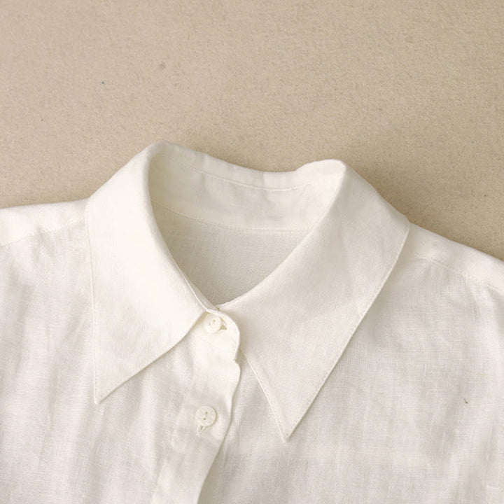 Ensemble 2 pièces d'été pour femme, chemise à manches longues, cardigan et short, vêtements de méditation avec poches, Buddha Stones - image 30