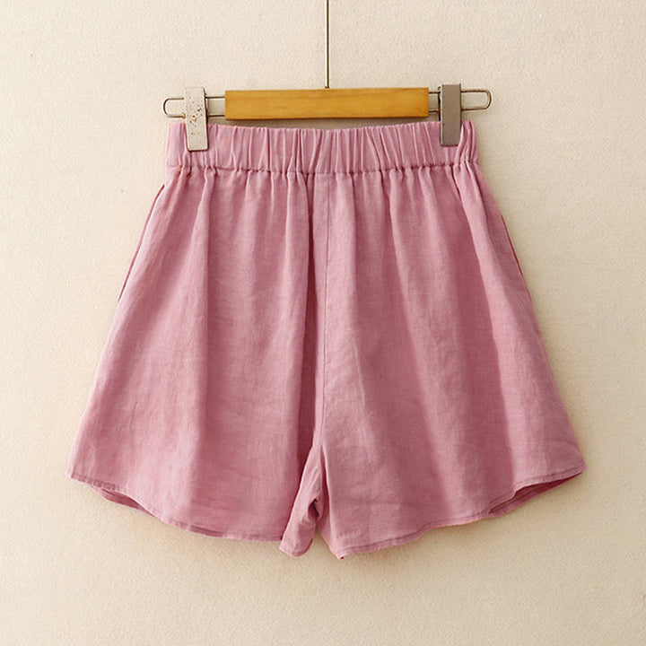 Ensemble 2 pièces d'été pour femme, chemise à manches longues, cardigan et short, vêtements de méditation avec poches, Buddha Stones - image 9