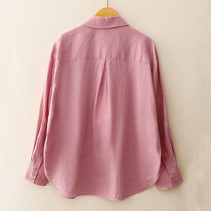 Ensemble 2 pièces d'été pour femme, chemise à manches longues, cardigan et short, vêtements de méditation avec poches, Buddha Stones - image 4