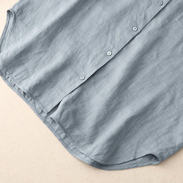 Ensemble 2 pièces d'été pour femme, chemise à manches longues, cardigan et short, vêtements de méditation avec poches, Buddha Stones - image 23