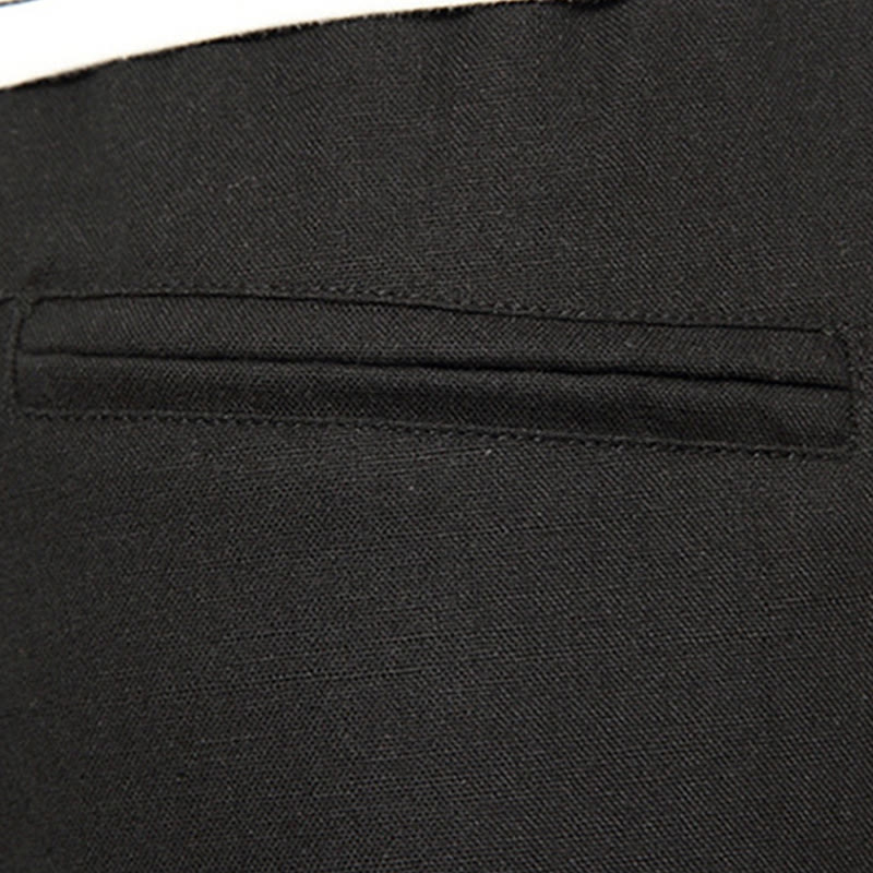 Pantalon large en coton et lin pour homme, avec poches, longueur 7-8, Buddha Stones , patchwork, simple et décontracté, avec cordon de serrage - image 23