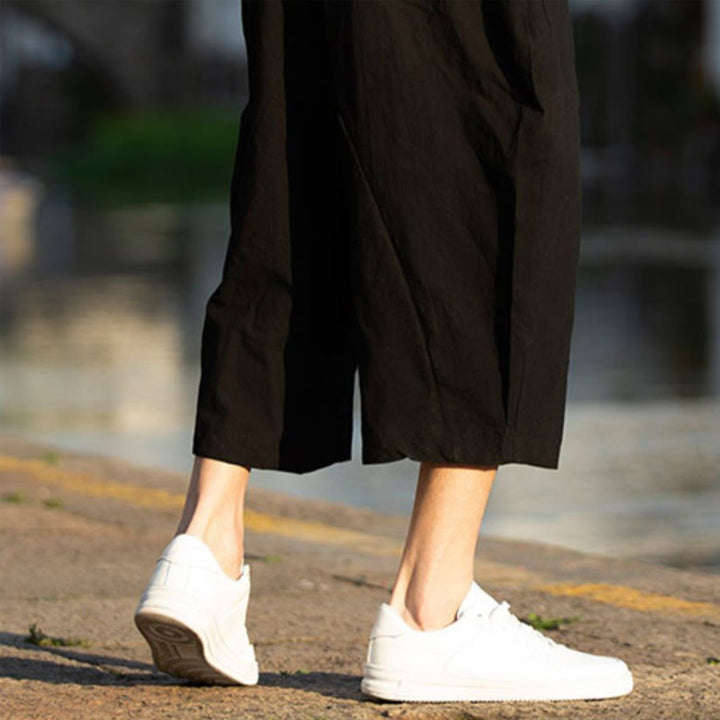 Pantalon d'été en coton et lin avec cordon de serrage et poches pour homme, taille 7-8, motif Buddha Stones - image 10